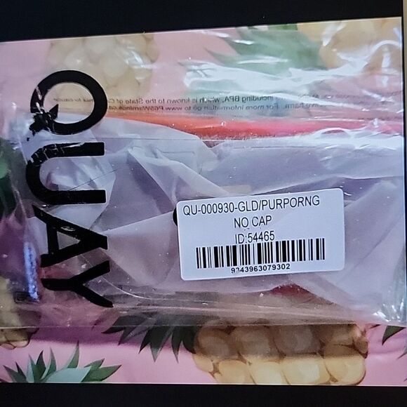 New QUAY Australia Sunglasses PURPLE/ORANGE OMBRE LENSES - Picture 3 of 4